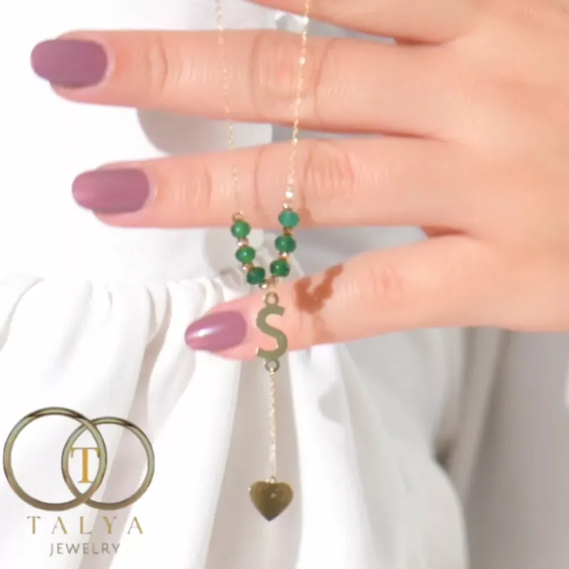 Collier Ma Lettre Du Coeur En Or 18K