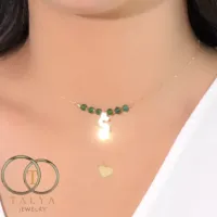 Collier Ma Lettre Du Coeur En Or 18K