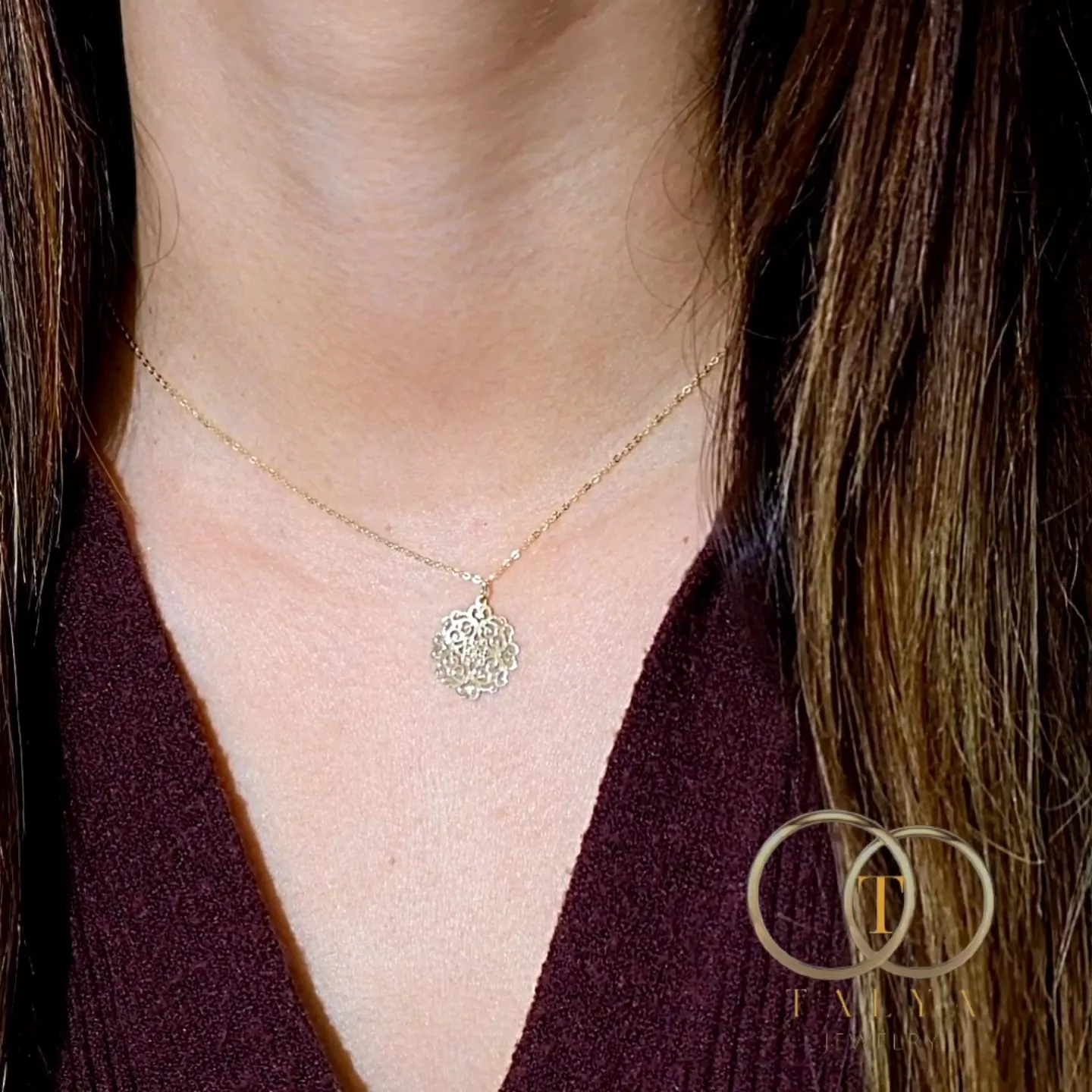 Collier Mosaïque En Or 18K