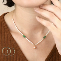 Collier perles Bonheur En Or 18K