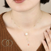 Collier perles Couleurs En Or 18K