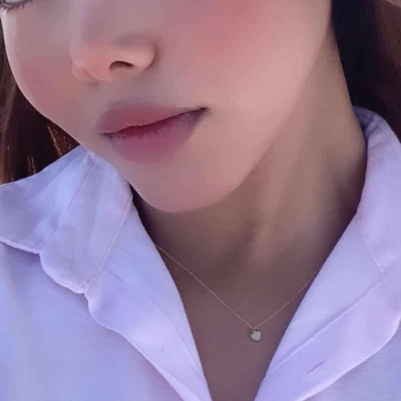 Collier petit coeur en Or 18K