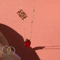 Collier Pierre de sagesse En Or 18K