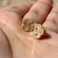 Boucles d’oreilles van clef En Or 18K