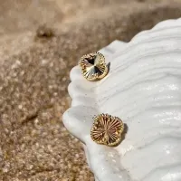 Boucles d’oreilles van clef En Or 18K