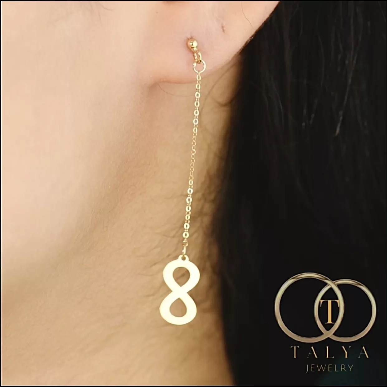 Boucles Infini En Or 18K