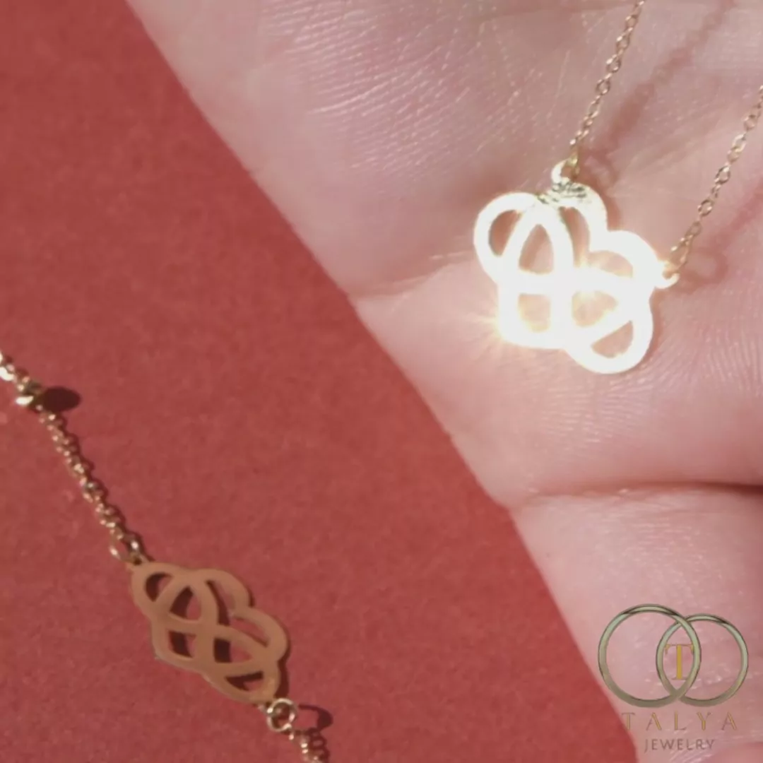 Ensemble Amour infini en Or 18K