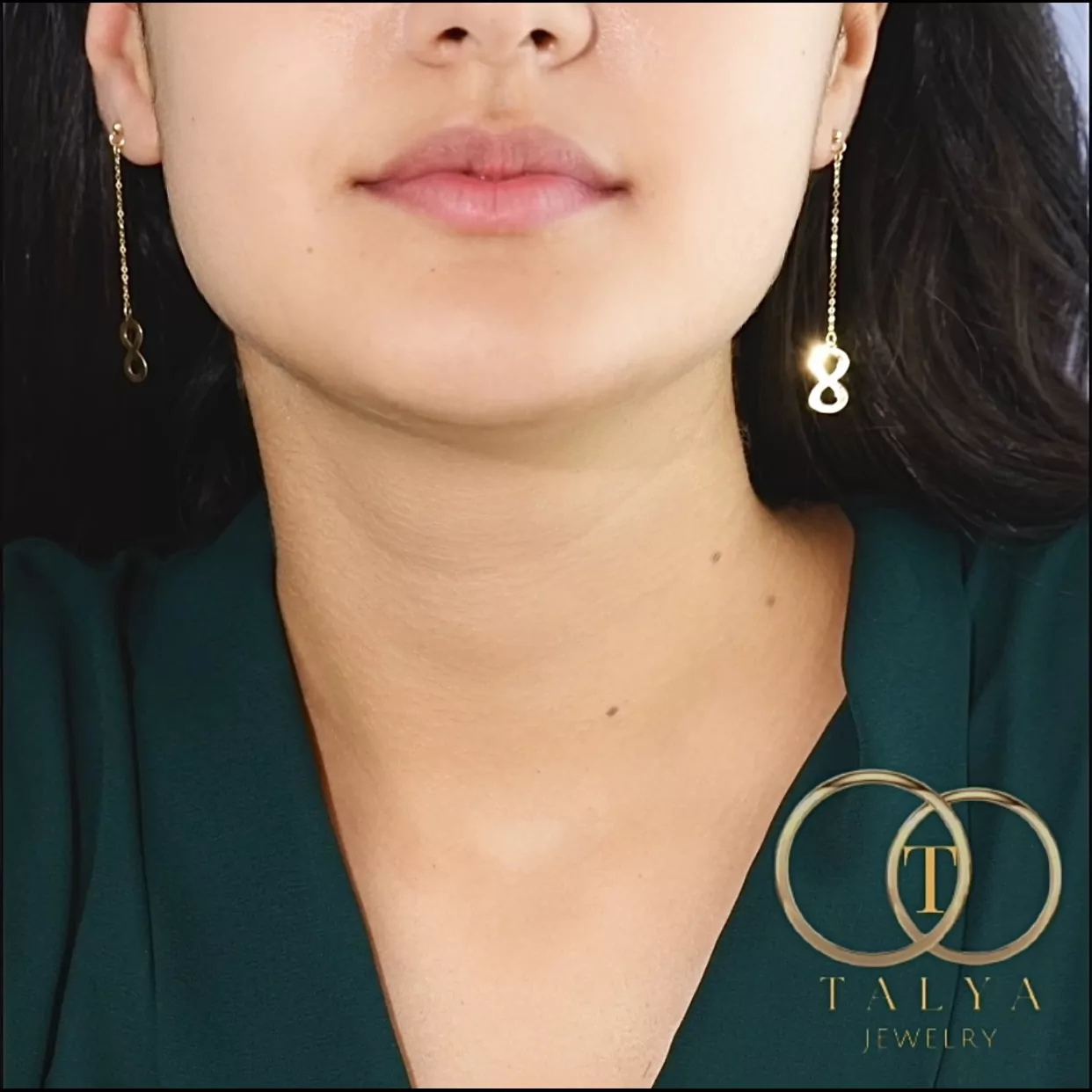 Boucles Infini En Or 18K