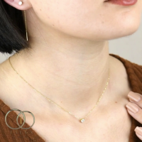 Ensemble Les gouttes D’amour en Or 18K
