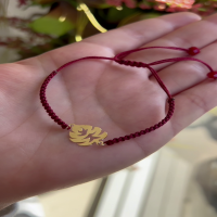 Cordon infini lettre En Or 18K