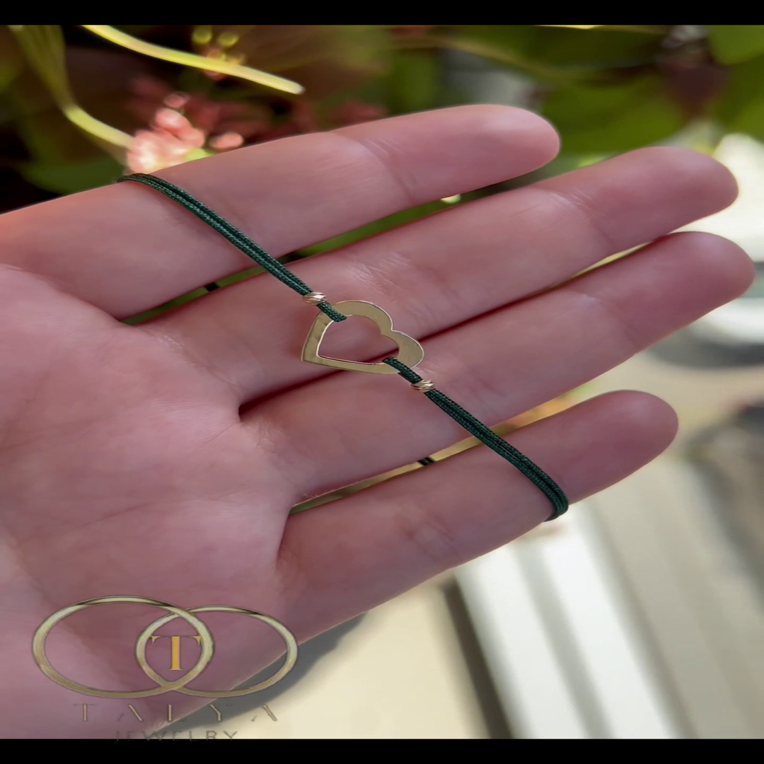 Cordon Mon Coeur Boules En Or 18K