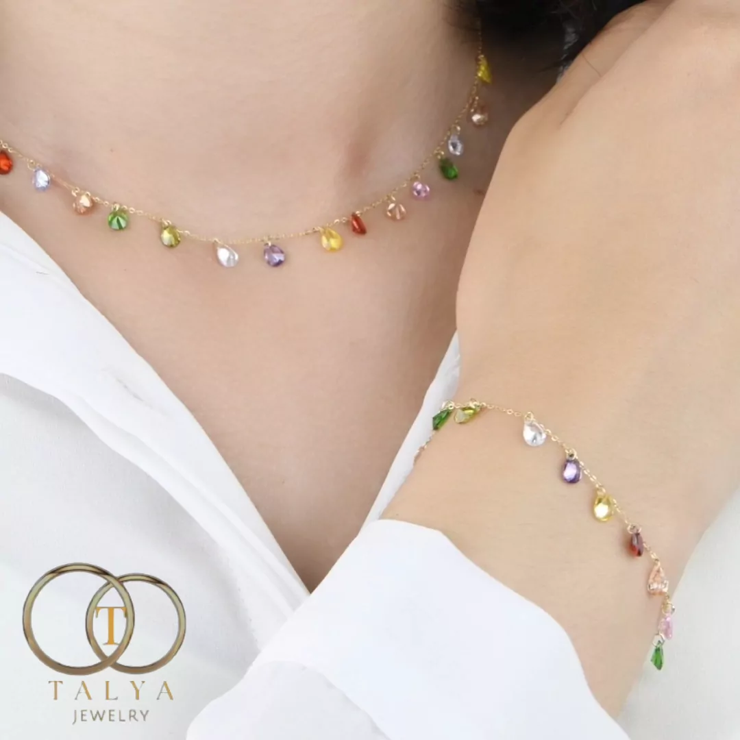 Ensemble Mille Larmes en Or 18K