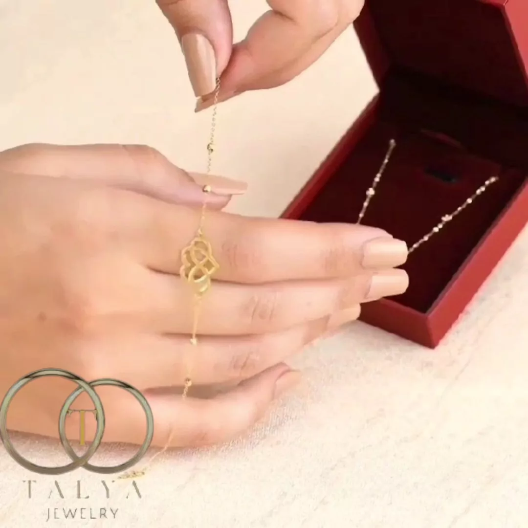 Gourmette amour infini en Or 18K