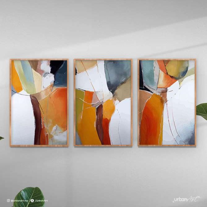 Tableau Abstrait Boho art