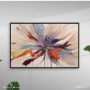 Tableau abstrait Fleur