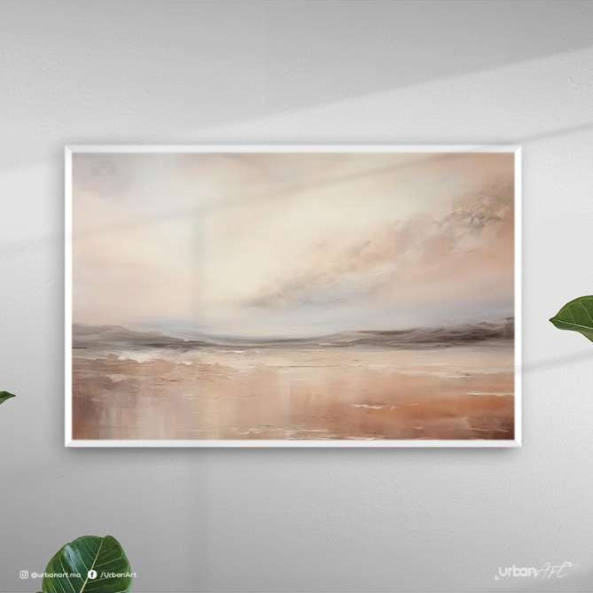 Tableau marin côtier calme