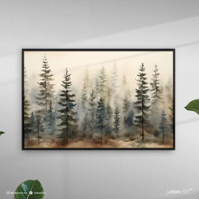 Tableau Nature Forêt de Pins