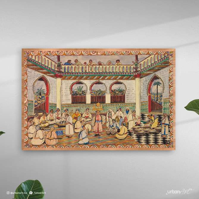 Tableau Traditionnel mariage marocain