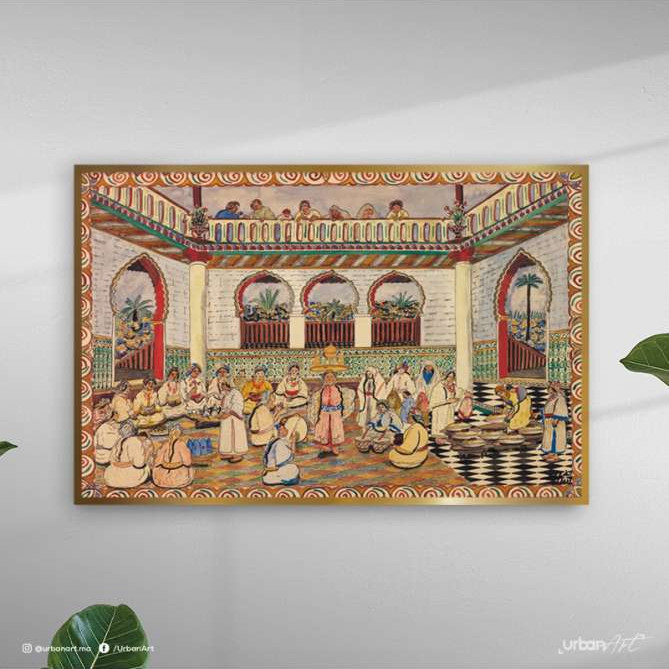 Tableau Traditionnel mariage marocain