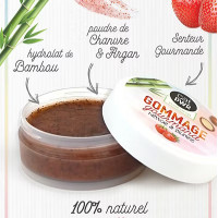 GOMMAGE Visage GOURMAND Nettoyant et Exfoliant Ultra Doux + Eclat