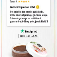 GOMMAGE Visage GOURMAND Nettoyant et Exfoliant Ultra Doux + Eclat