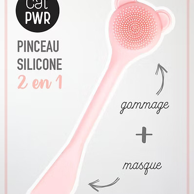 Pinceau en Silicone 2 en 1 pour MASQUE et GOMMAGE