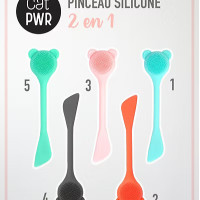 Pinceau en Silicone 2 en 1 pour MASQUE et GOMMAGE