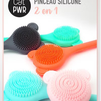 Pinceau en Silicone 2 en 1 pour MASQUE et GOMMAGE