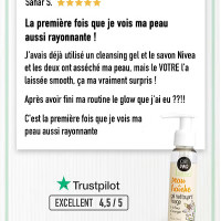 PEAU FRAICHE Gel Nettoyant Visage Sans Sulfate pour un Eclat Naturel