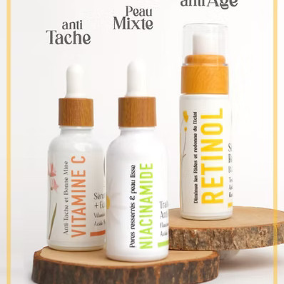 Traitement RETINOL pur [0,2%] Sérum concentré Anti-Age & Anti-Rides + Eclat