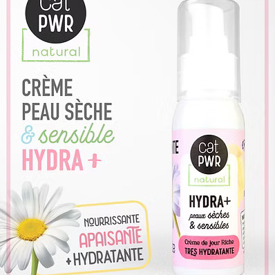 HYDRA+ Crème Très Hydratante et Apaisante pour peaux Sèches et Sensibles