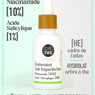ANTI-IMPERFECTION Sérum NIACINAMIDE [10%] + Acide Salicylique [1%]
