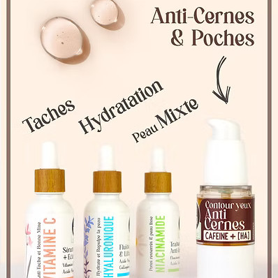 Contour Yeux / ANTI-CERNES Sérum de Jour Défatiguant CAFÉINE + HA