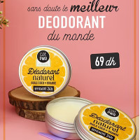 Anti-Transpirant / DEODORANT NATUREL Efficacité 24H Sans Sel d'Aluminium