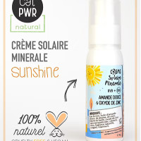 SUNSHINE Crème / Ecran Solaire Naturel Minéral & Invisible SPF50+