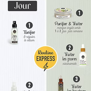 Routine PURIFIANTE pour peau ACNEIQUE / Anti-Boutons & Taches