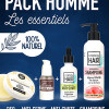 PACK HOMME essentiels Soins Beauté Sans Sulfate Anti Chute & Cernes
