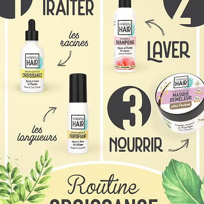 ROUTINE CROISSANCE pour Stimuler la Pousse des Cheveux