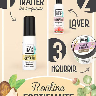ROUTINE FORTIFIANTE pour des Cheveux en Volume et sans Fourches