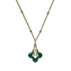 Collier Golden Clover