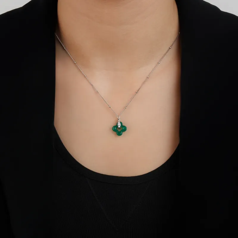 Collier Silver Clover