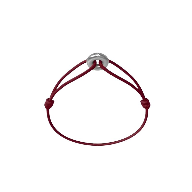 Bracelet Cordon - Mini Silver Soho Diamond