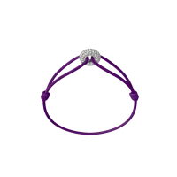 Bracelet Cordon - Mini Silver Soho Pavé