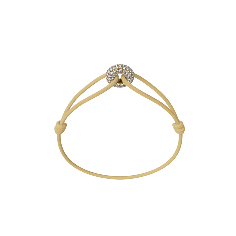 Bracelet Cordon - Mini Golden Soho Pavé