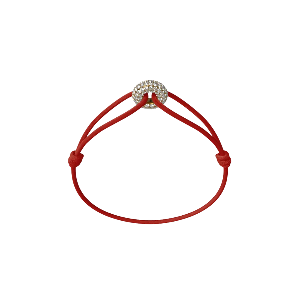 Bracelet Cordon - Mini Golden Soho Pavé