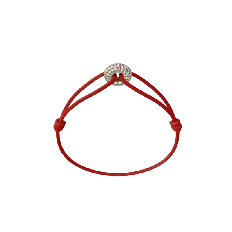 Bracelet Cordon - Mini Golden Soho Pavé