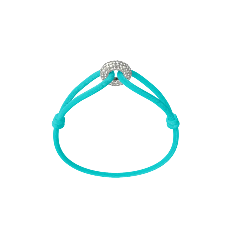 Bracelet Cordon - Silver Soho Pavé