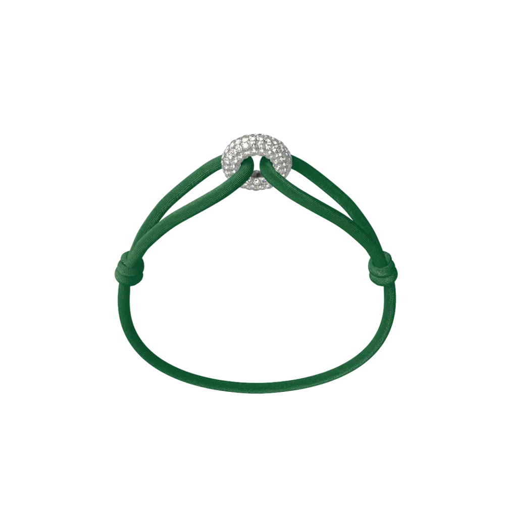 Bracelet Cordon - Silver Soho Pavé