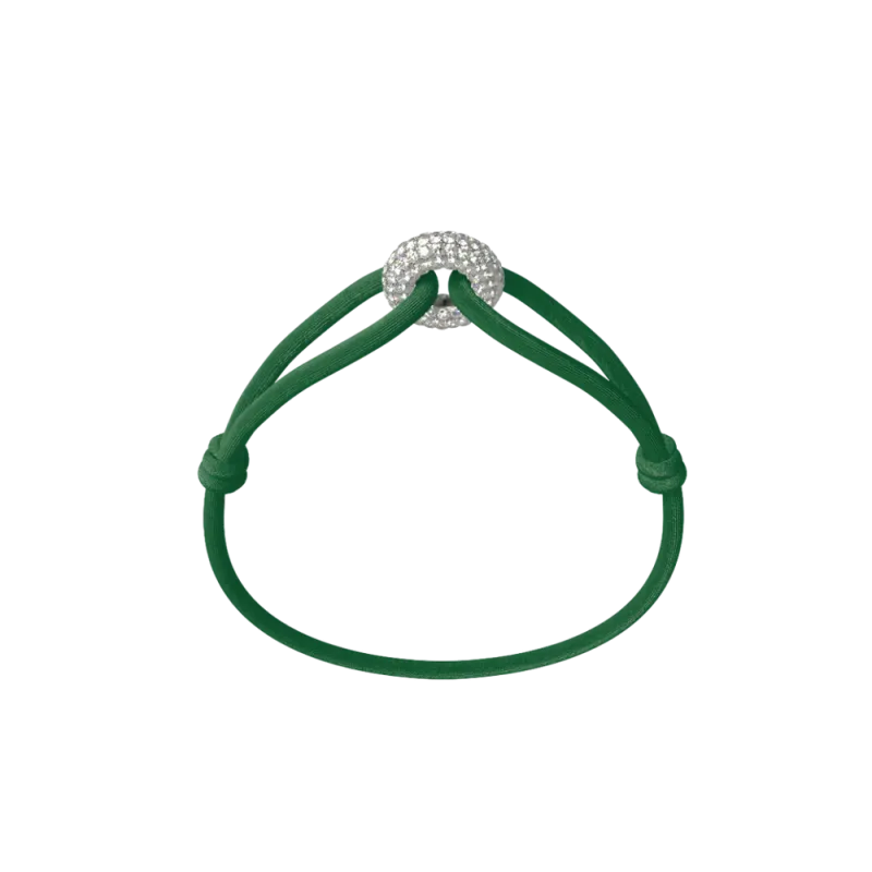 Bracelet Cordon - Silver Soho Pavé