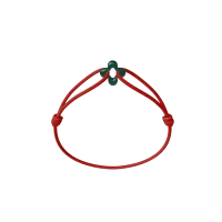 Bracelet Cordon - Mini Green Clover